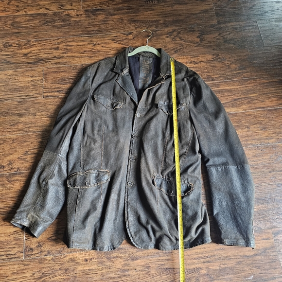 GMS-75 Brown Leather Jacket XXL - Picture 9 of 13